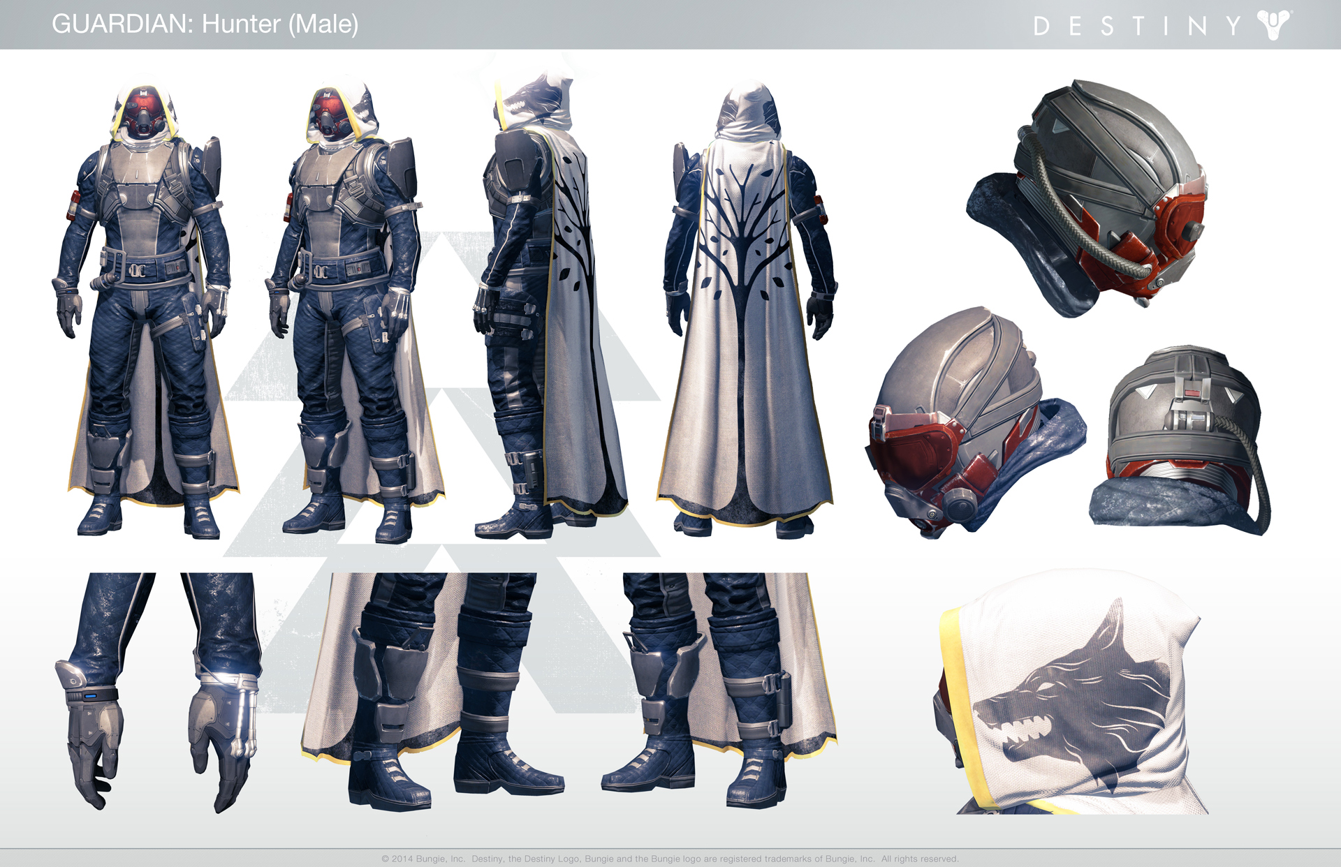 destiny concept art hunter